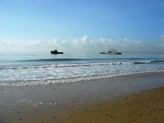 Surf Reef under construction