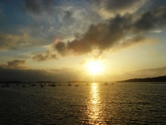 Sunset over Poole Harbour